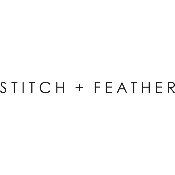 Stitch + Feather logo